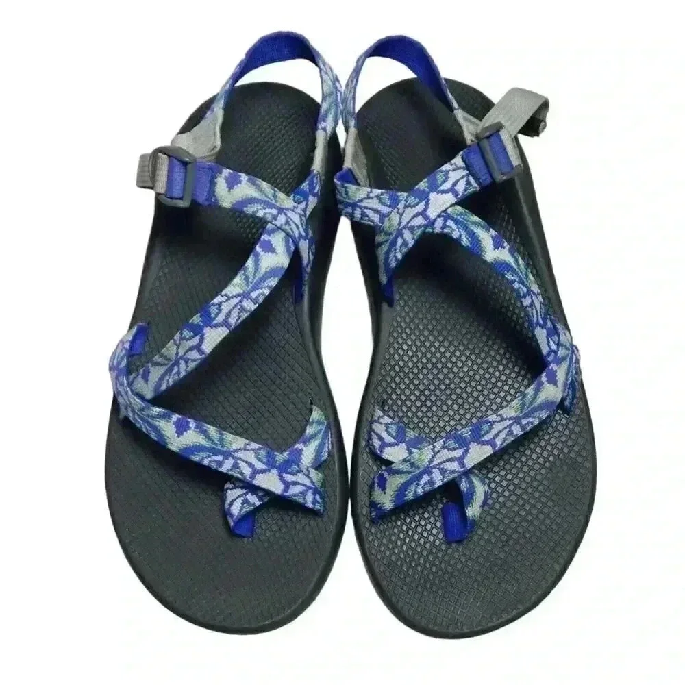Chaco Z/2 Men's Sandals Ultraviolet Classic Blue Petal Shoes Toe Loop